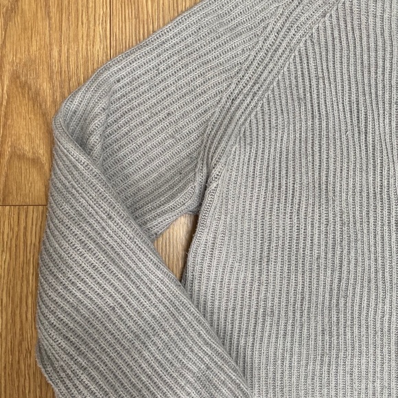 MANGO knit blue-grey sweater - Picture 5 of 5